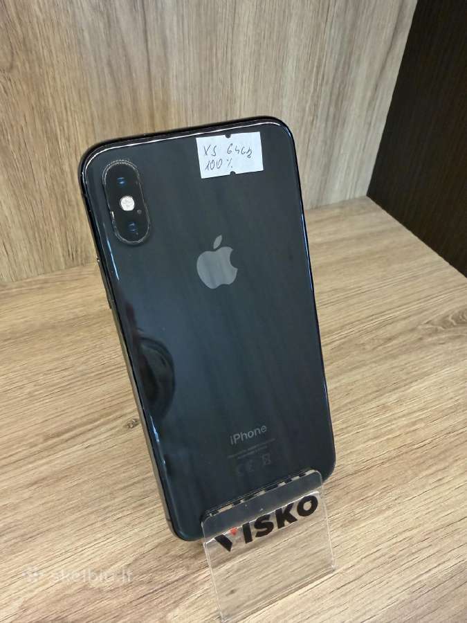 Naudotas Apple iPhone XS 64gb baterija 100%