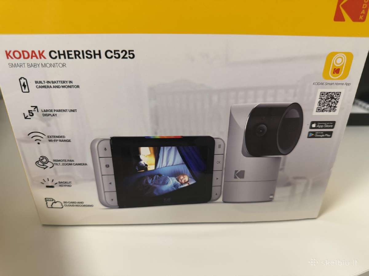 Kodak Cherish C525 Smart Baby Monitor (išmanioji k