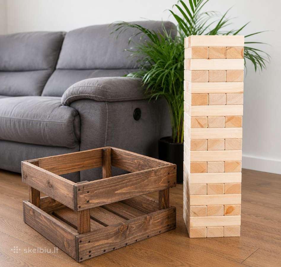 Jenga XXL Kaladėlių bokštas. Galima Su Užduotimis - nuotraukos Nr. 2
