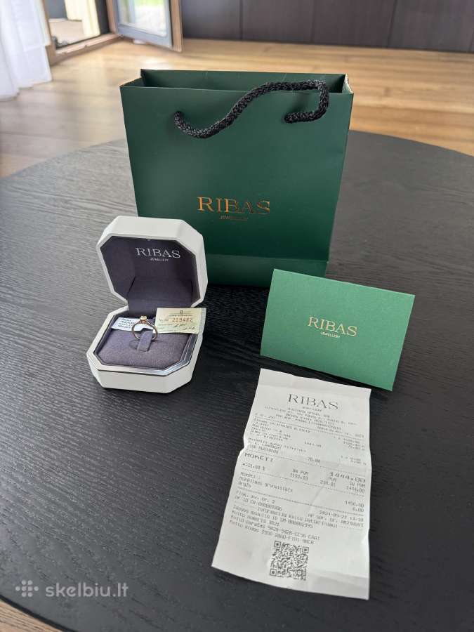 Ribas Jewellery sužadetuviu žiedas
