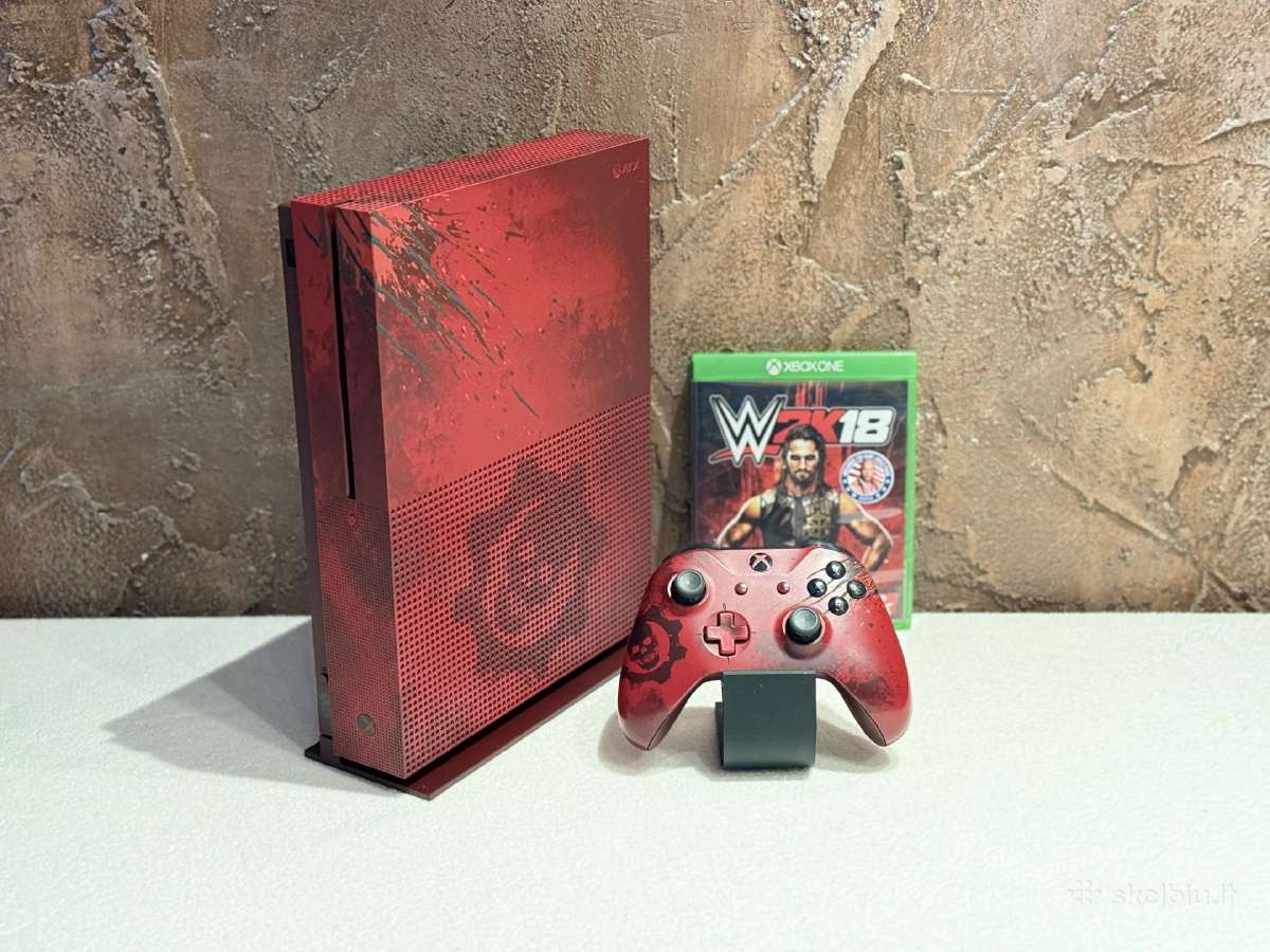Xbox One S 2tb Gears of War 4 Limited Edition Wwe