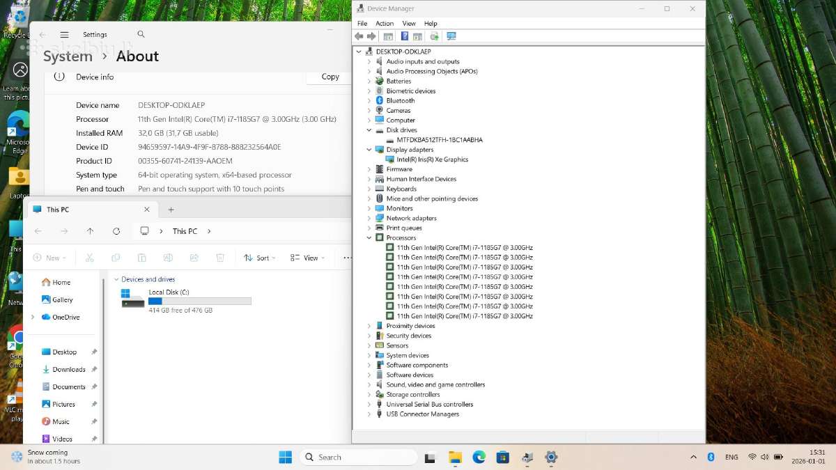 Hp elitebook 830 G8 x360 i7 32gb 1tb - nuotraukos Nr. 10