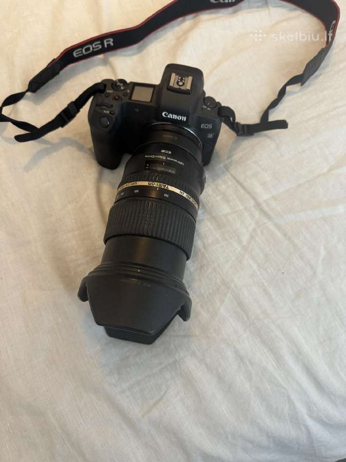 Canon fotoaparatas su tamron objektyvu