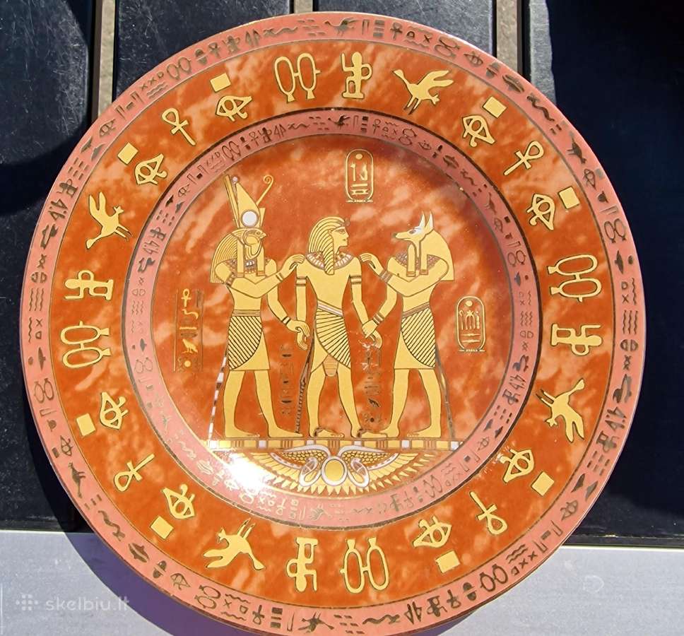 Egipto dekoratyvinės lėkštės
