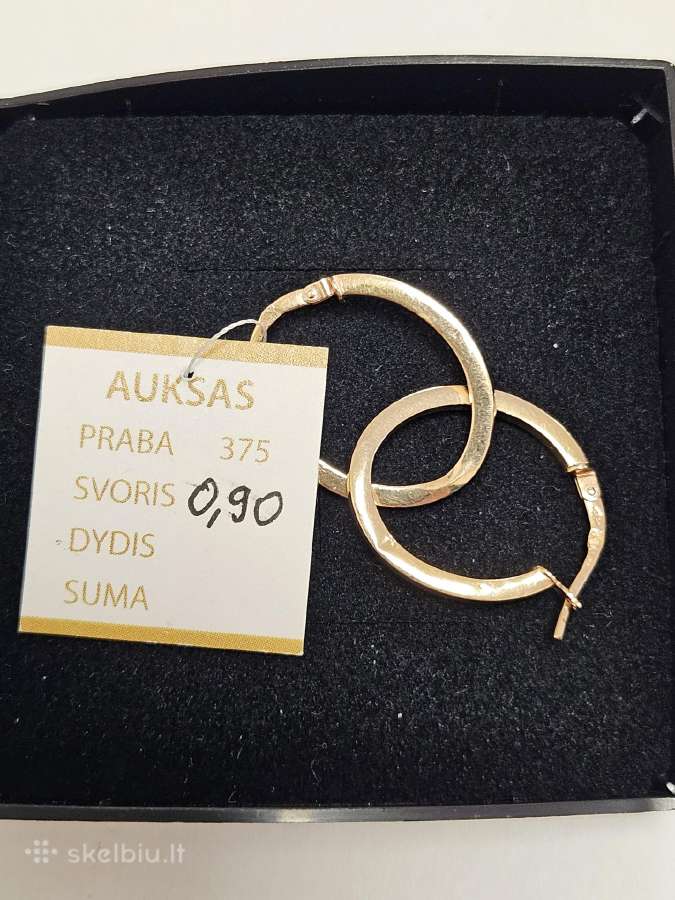 Auksiniai auskarai - nuo 63 Eur. - nuotraukos Nr. 3
