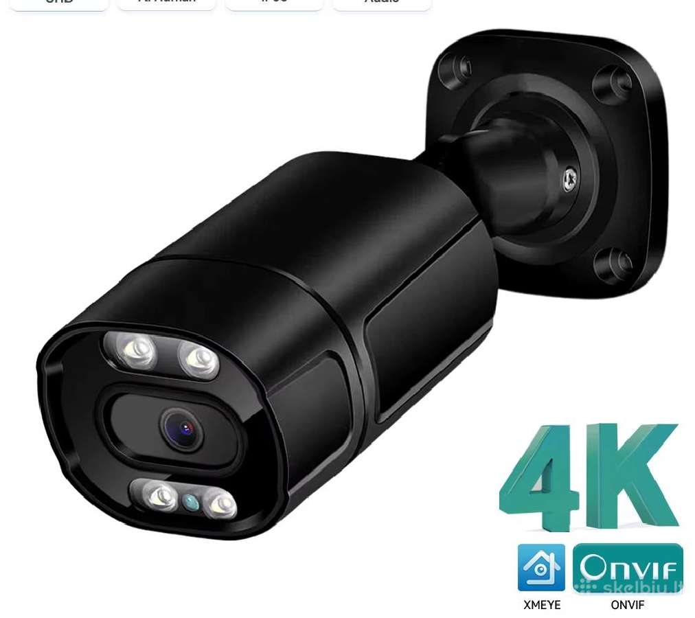 4mp Ip kamera su dvipusiu garso perdavimu
