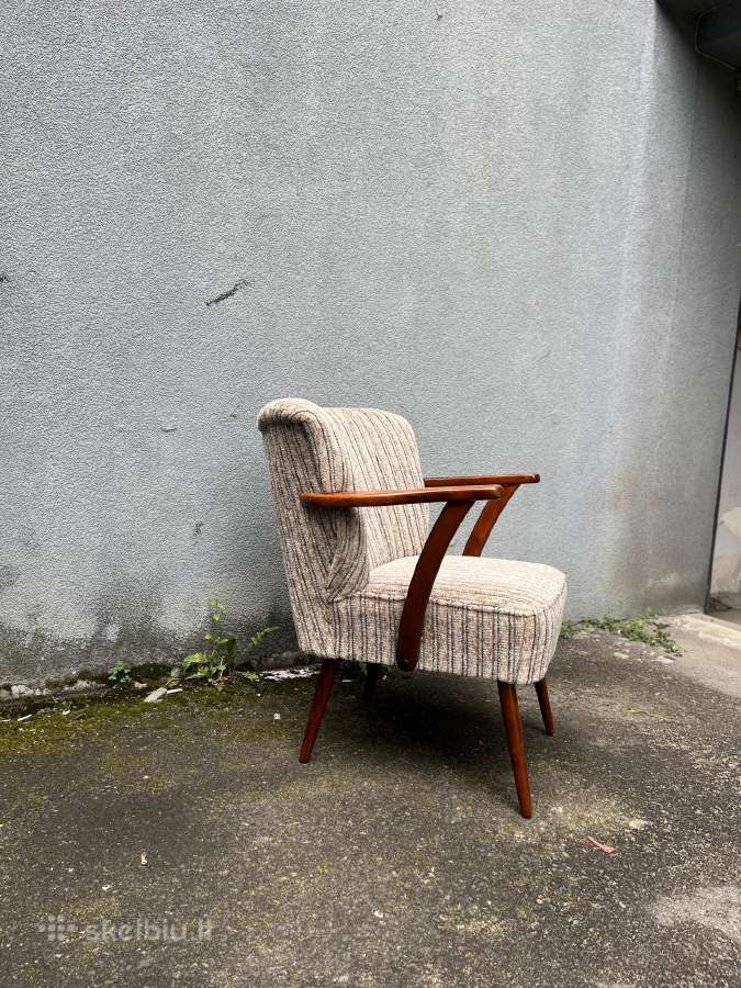 Vintažinis mid century fotelis - nuotraukos Nr. 2