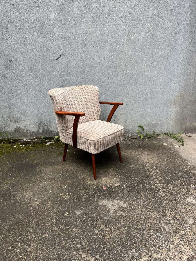 Vintažinis mid century fotelis - nuotraukos Nr. 3