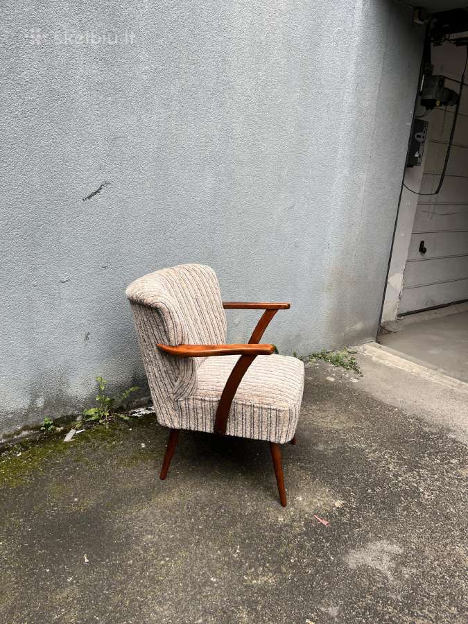 Vintažinis mid century fotelis - nuotraukos Nr. 4