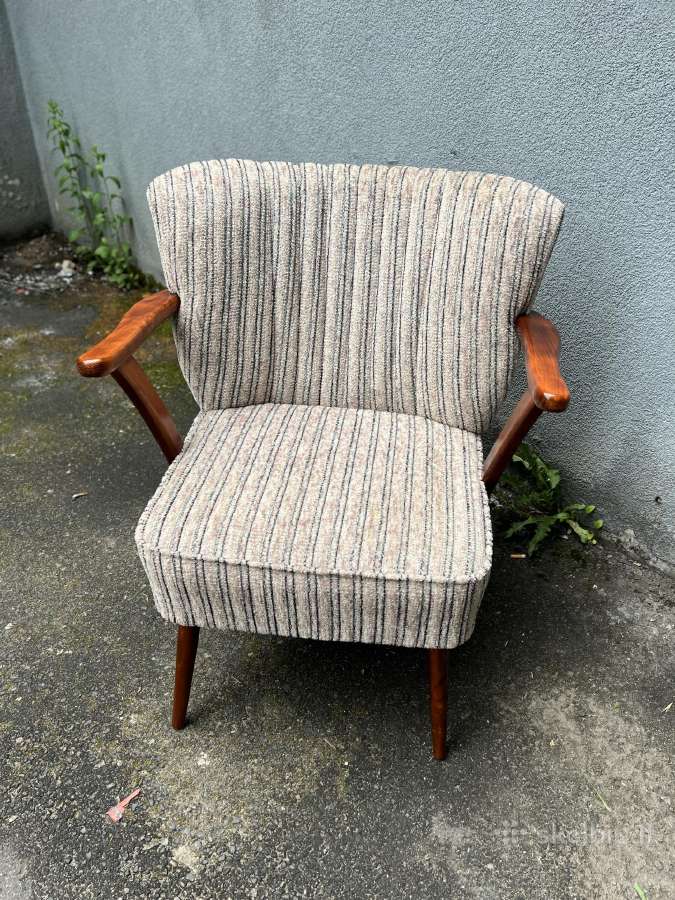Vintažinis mid century fotelis - nuotraukos Nr. 6