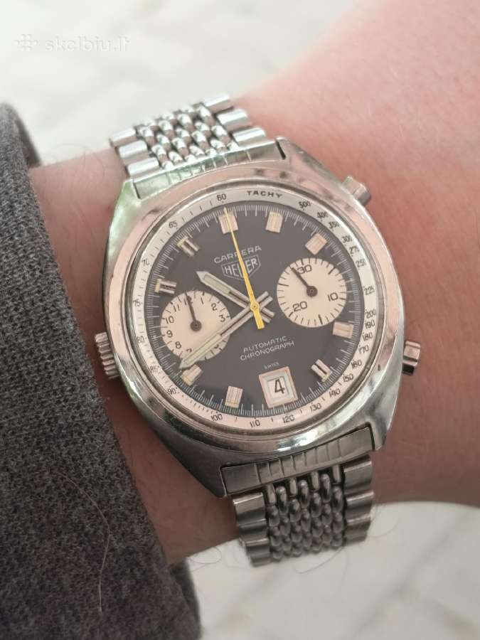 Heuer 1153 Mick Jagger Chronografas laikrodis - nuotraukos Nr. 3