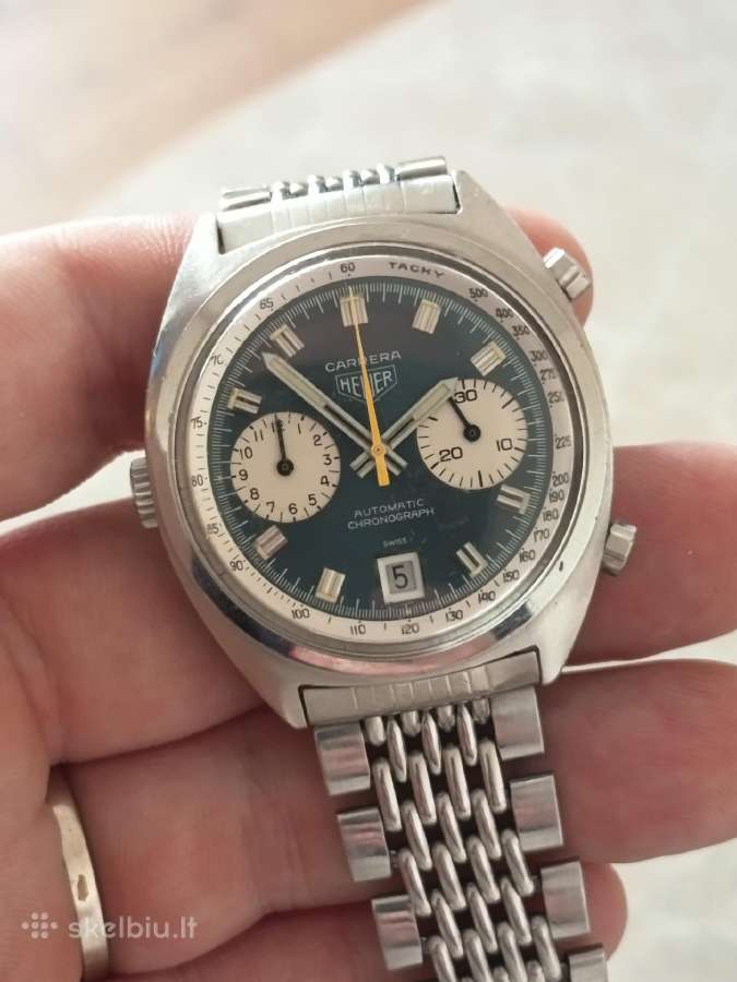 Heuer 1153 Mick Jagger Chronografas laikrodis - nuotraukos Nr. 7