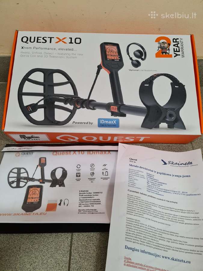 Quest X10 Idmaxx metalo detektorius