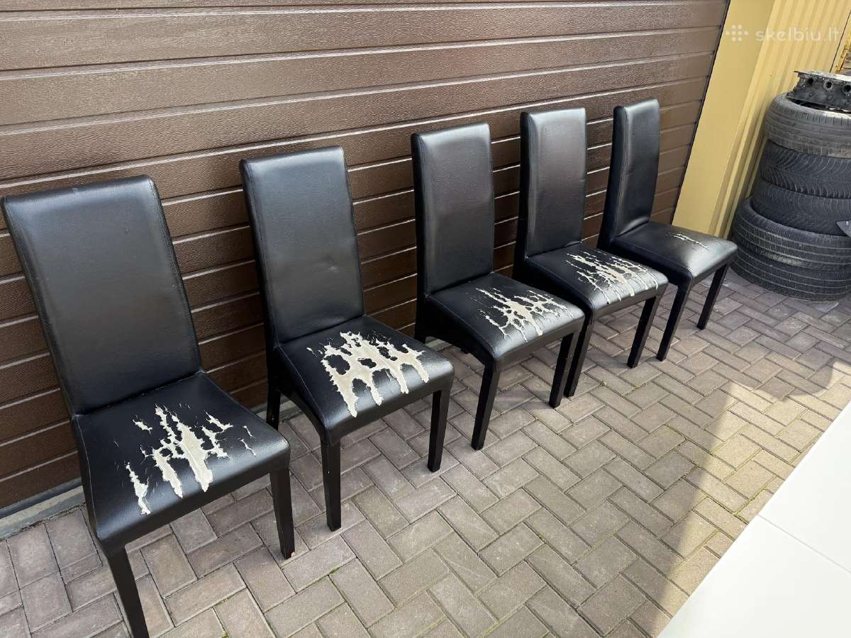 Parduodamos kėdės (5 Vnt.) ir stalas - nuotraukos Nr. 6