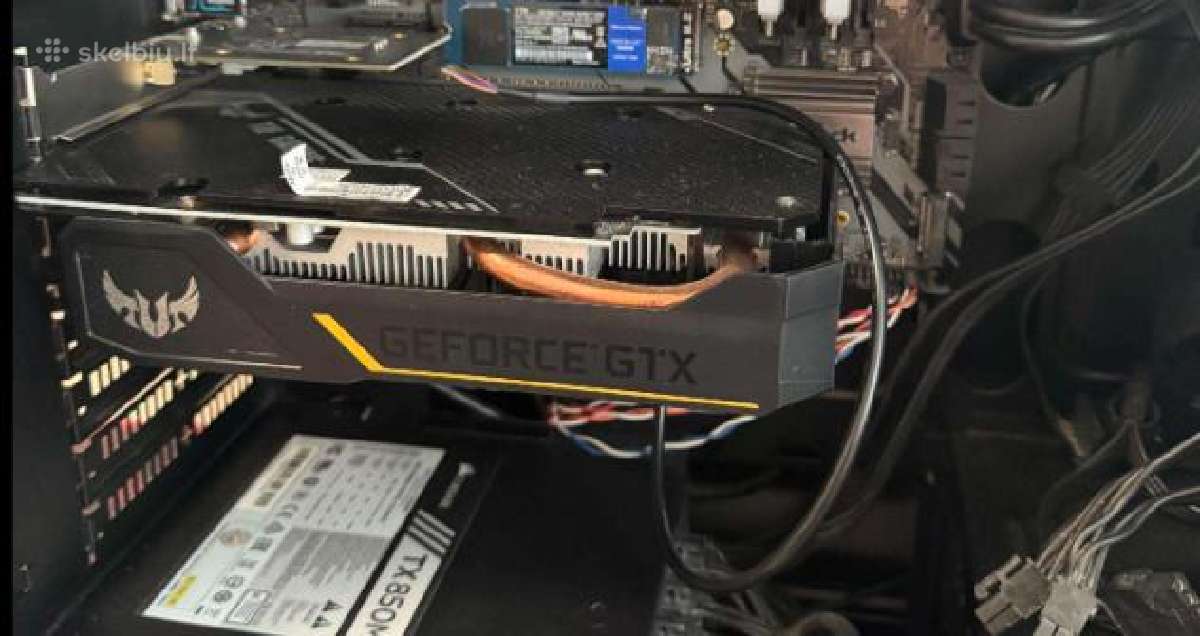 Asus rog Gtx 1650 4gb vaizdo plokštė