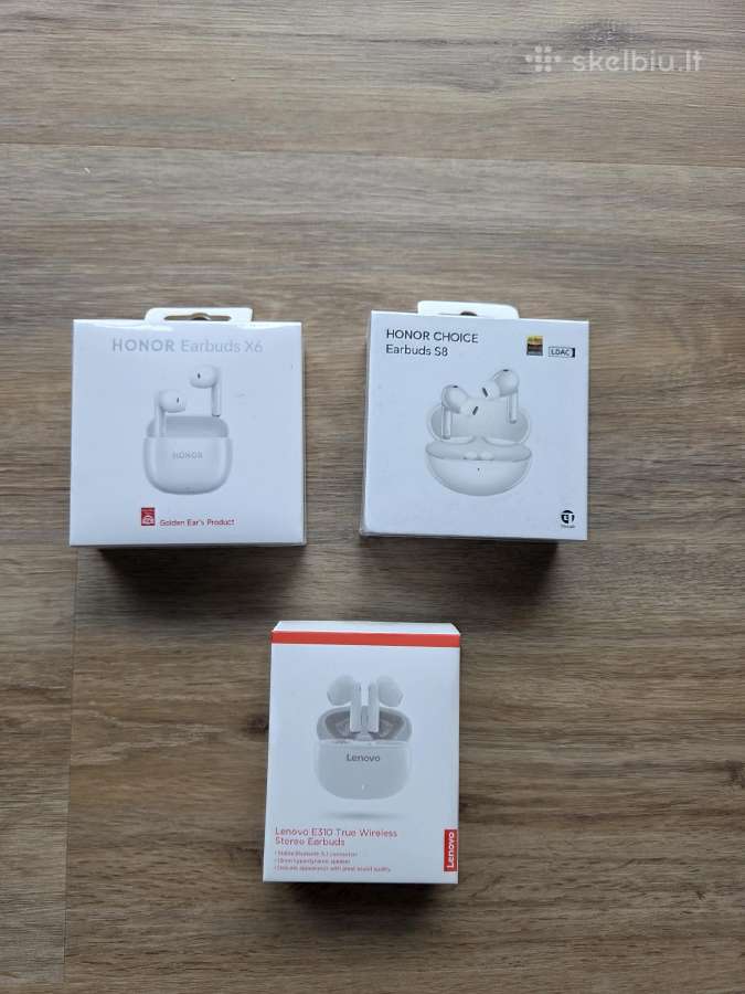 Huawei Honor X6 Buds Lenovo E310 Earbuds Ausinės