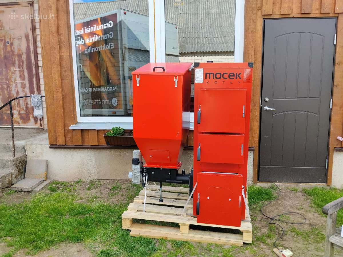 Nauji 15-25kw granuliniai katilai