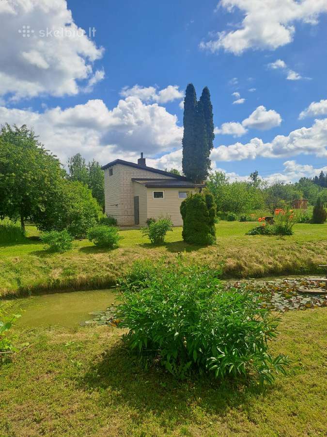 2 sodo sklypai su nameliu ir kūdra SB Obelinė - nuotraukos Nr. 6