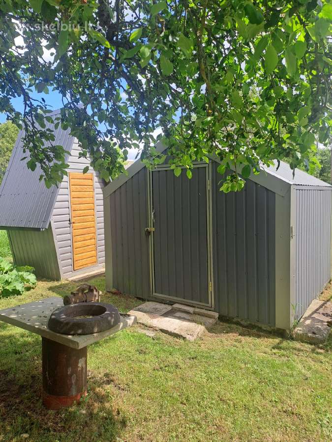 2 sodo sklypai su nameliu ir kūdra SB Obelinė - nuotraukos Nr. 9