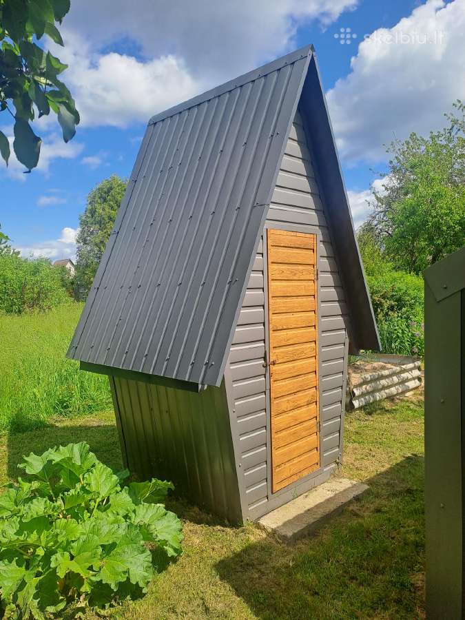 2 sodo sklypai su nameliu ir kūdra SB Obelinė - nuotraukos Nr. 7