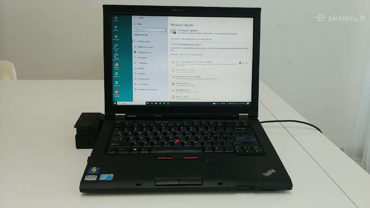Lenovo T410, docking station, pakrovėjas - nuotraukos Nr. 3