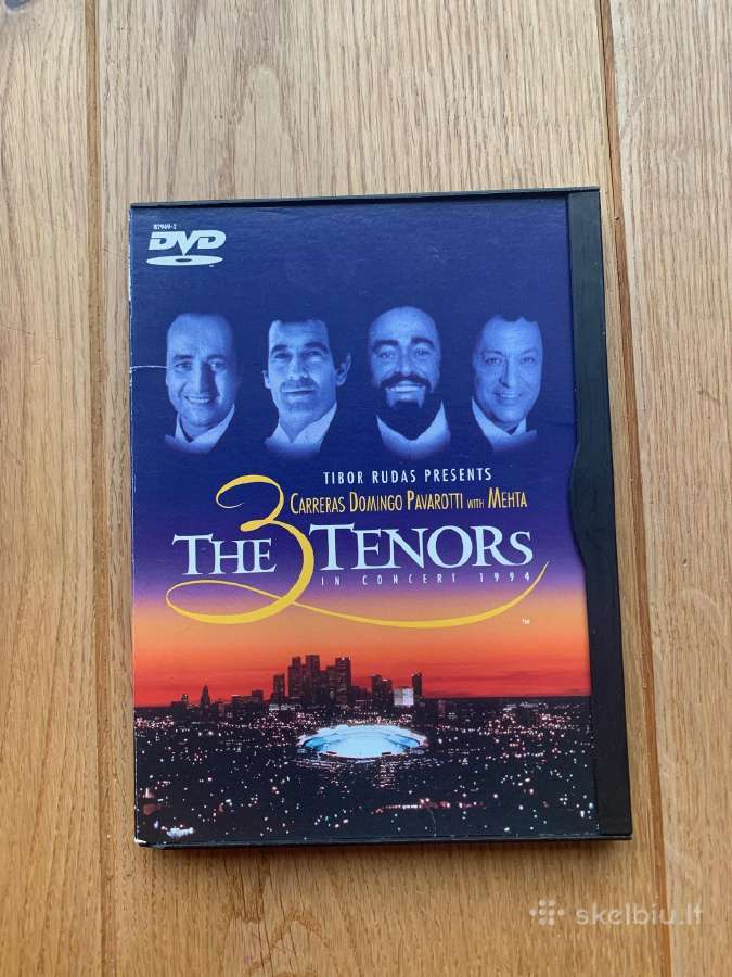 Dvd 3 tenorai Carreras, Domingo, Pavarotti koncert