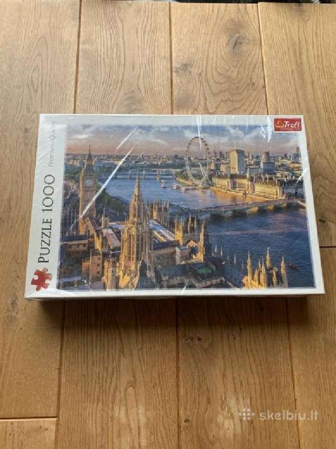Neišpakuota dėlionė, puzzle „londonas“ 1000 dalių