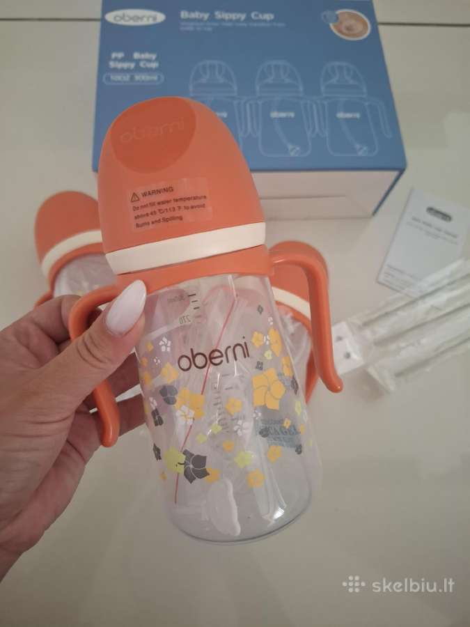 Oberni Baby Sippy Cup gertuvės, 3 vnt. rinkinys - nuotraukos Nr. 6