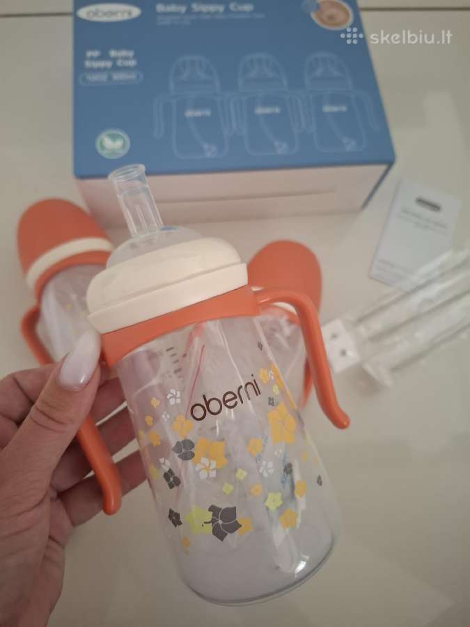 Oberni Baby Sippy Cup gertuvės, 3 vnt. rinkinys - nuotraukos Nr. 7