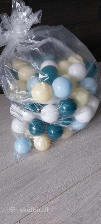 Kiddymoon nauji plastikiniai kamuoliukai100vnt. - nuotraukos Nr. 2