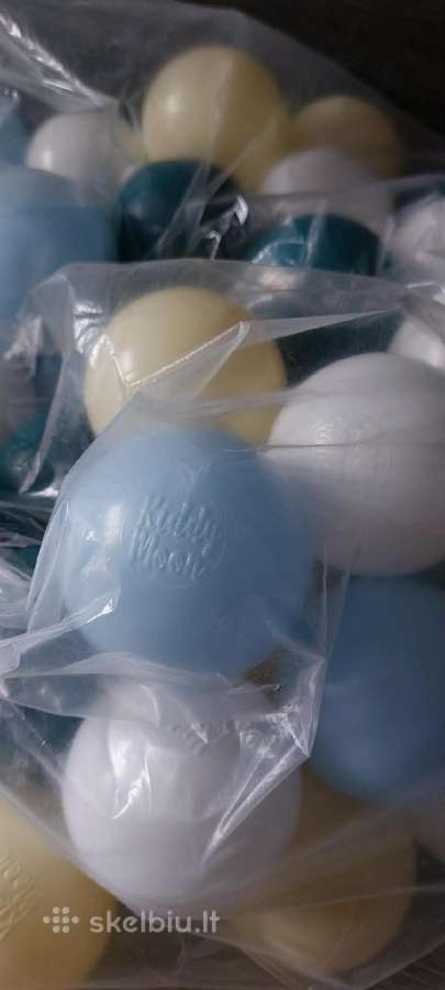 Kiddymoon nauji plastikiniai kamuoliukai100vnt. - nuotraukos Nr. 6