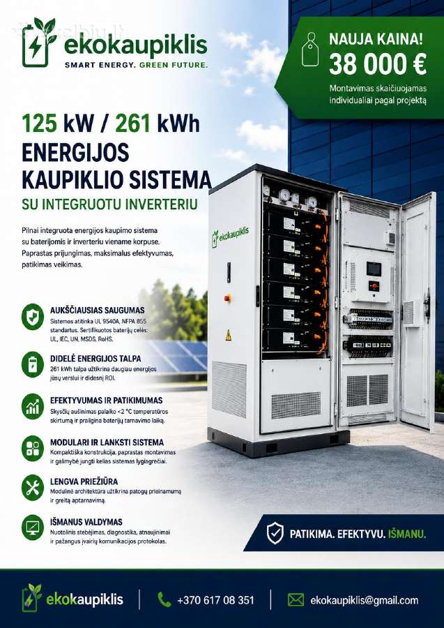 Kaupikliai Verslui – Mažesnės Elektros Sąnaudos Ir