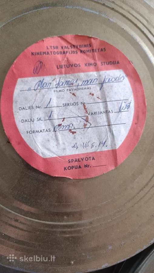 Kino juostos senovinės.