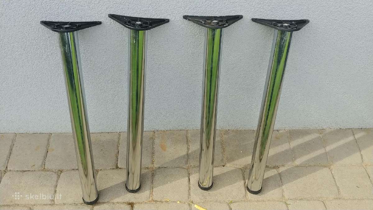 Chromuotos stalo kojos - 20 vnt. - nuotraukos Nr. 2