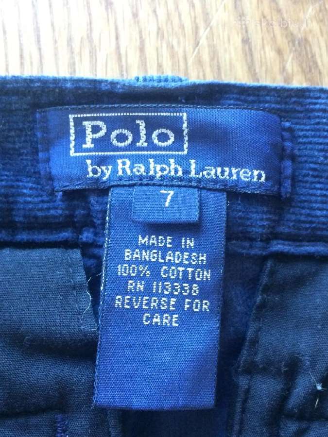 Ralph Laurel Polo minkštos kelnės berniukui 128cm - nuotraukos Nr. 4