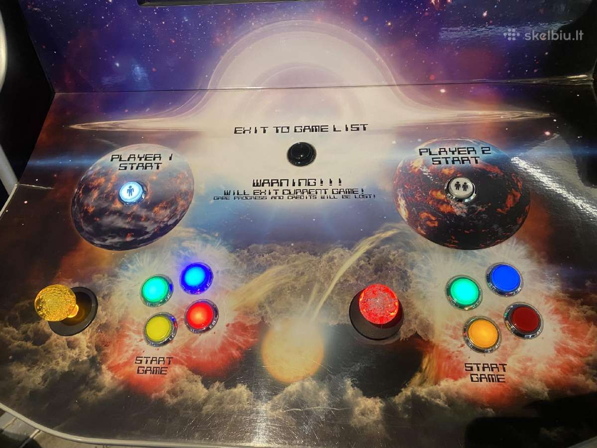 Retro žaidimų aparatas. Arcade konsolė. - nuotraukos Nr. 3