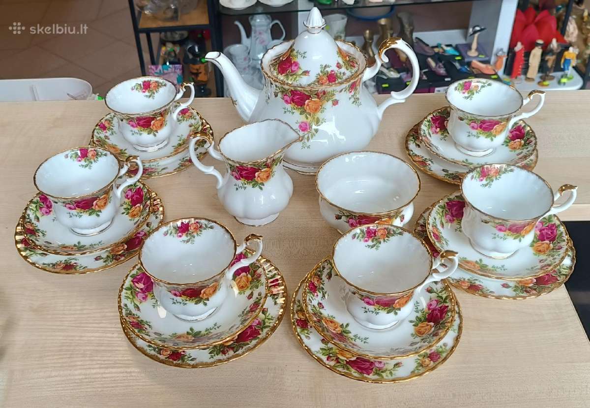 Royal Albert Old Country Roses arbatos servyzas