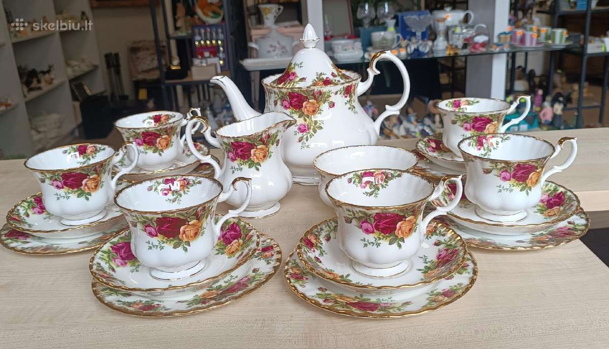 Royal Albert Old Country Roses arbatos servyzas - nuotraukos Nr. 2