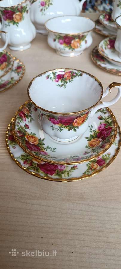 Royal Albert Old Country Roses arbatos servyzas - nuotraukos Nr. 3