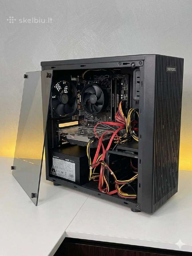 Parduotu kompiuteri ryzen 4500/gtx1650 /16gb RAM