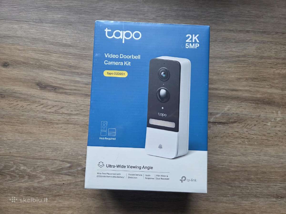 Ring Doorbell Plus Pro Tapo D230s1 C425 C720 C410 - nuotraukos Nr. 33
