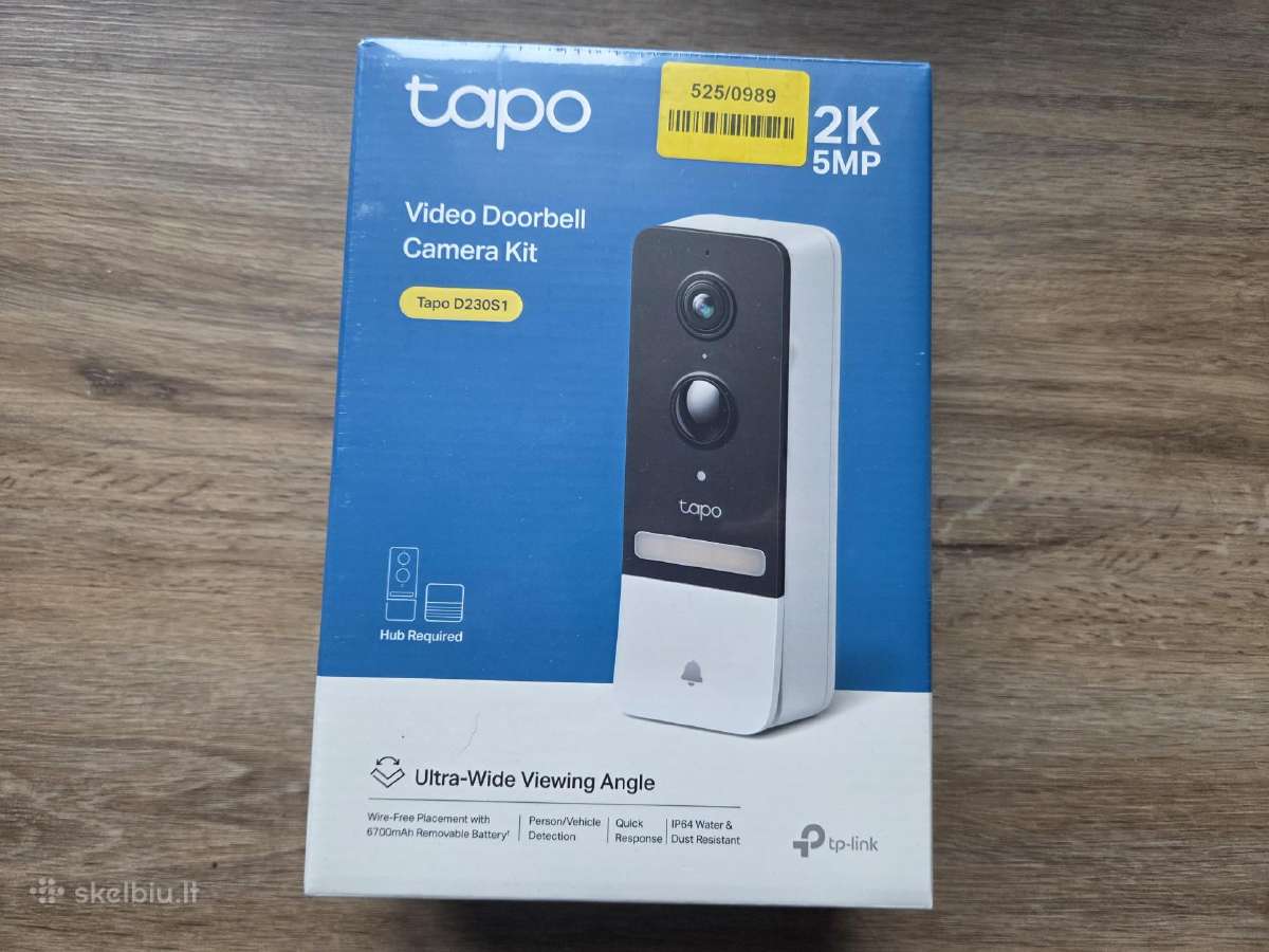 Ring Doorbell Plus Pro Tapo D230s1 C425 C720 C410 - nuotraukos Nr. 32