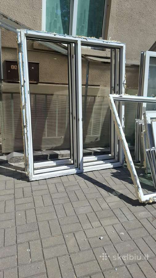 Plastikiniai ir aliumininiai dviejų pakėtų langai - nuotraukos Nr. 4