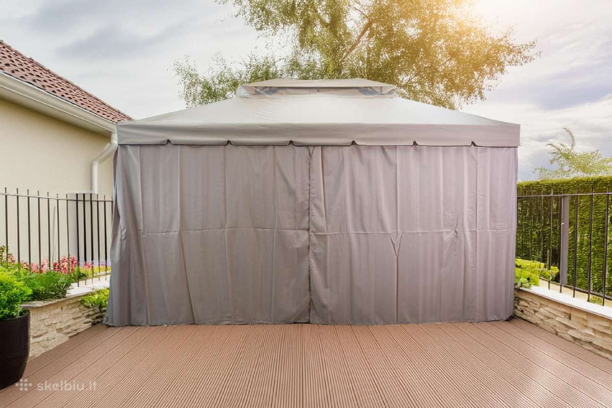 Lauko pavėsinė 4x3m (Nauja) - nuotraukos Nr. 11