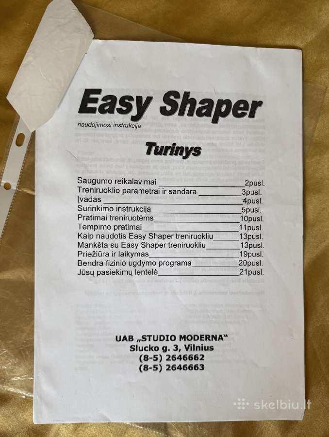 Treniruoklis Easy Shaper. - nuotraukos Nr. 7