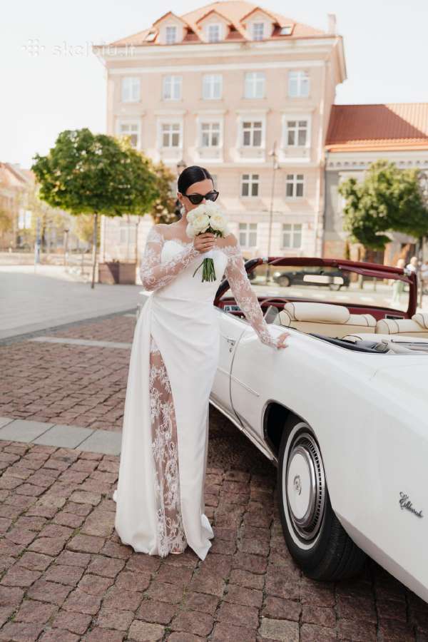 Išvalyta vestuvinė suknelė