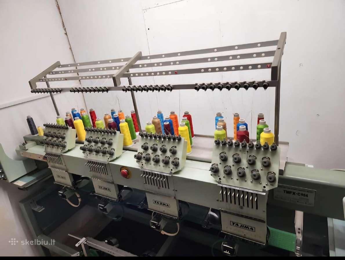 Parduodama Tajima Tmfx-c904 Siuvinėjimo Mašina