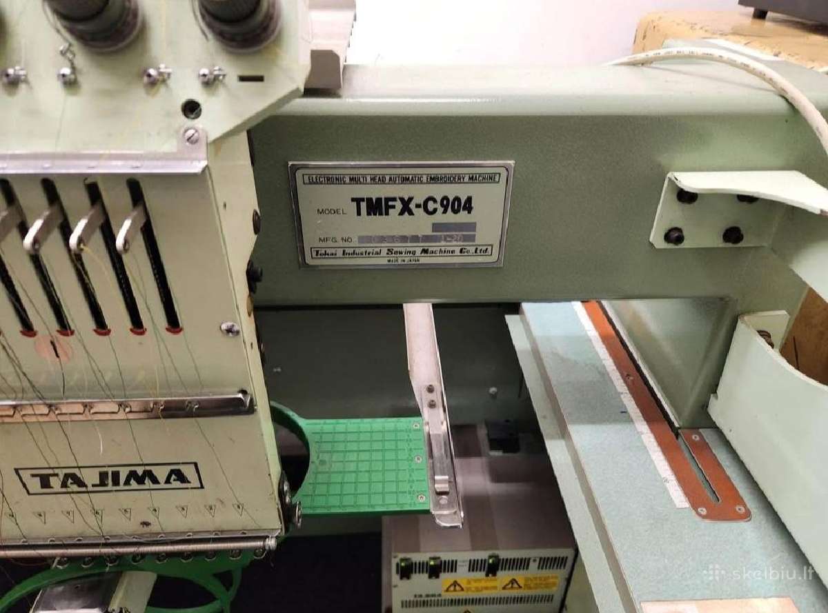 Parduodama Tajima Tmfx-c904 Siuvinėjimo Mašina - nuotraukos Nr. 3