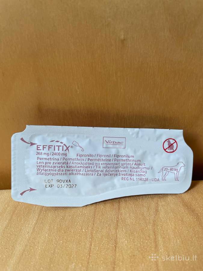 Virbac „effitix lašai šunims nuo erkių ir blusų - nuotraukos Nr. 2