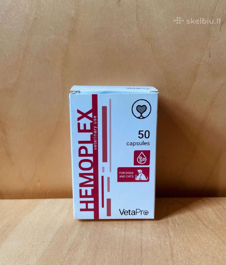 Hemoplex pašaro papildas nuo anemijos